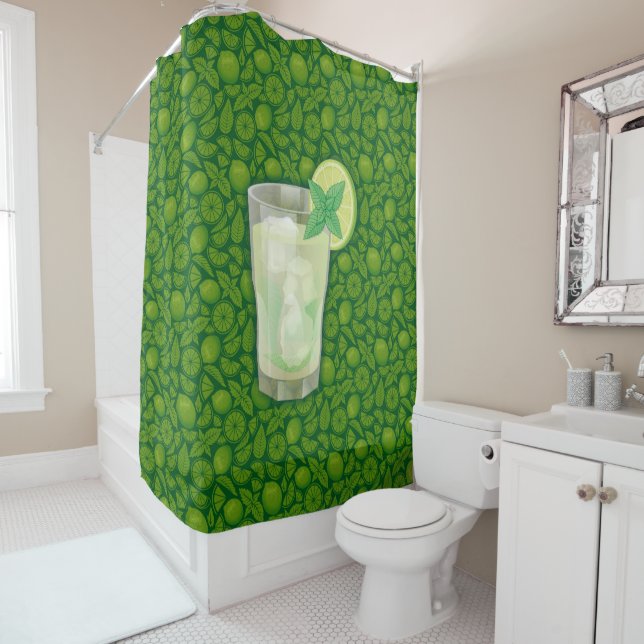 Mojito Shower Curtain (In Situ)
