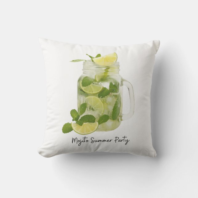 Mojito Summer Party Cushion (Front)