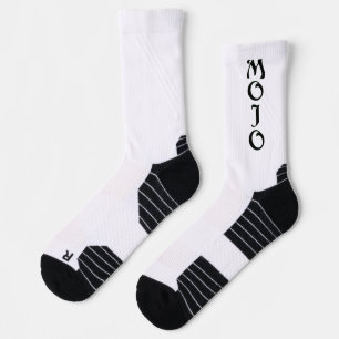 Mojo black and white high performance socks