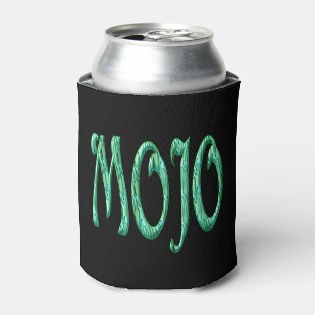 Mojo black can cooler 2-side (Can Front)