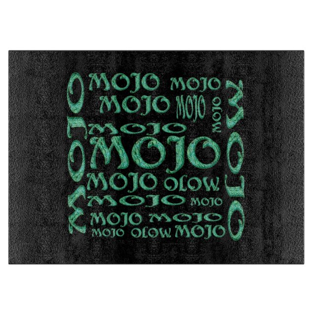 Mojo black glass cutting board (Front)