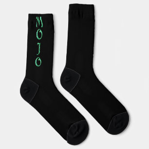 Mojo green and black premium socks