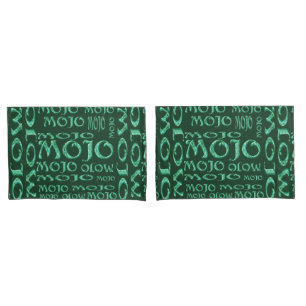Mojo green pillowcases