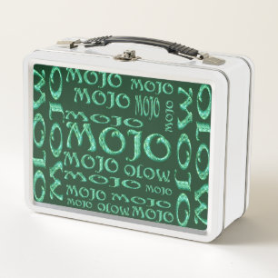 Mojo green white lunchbox