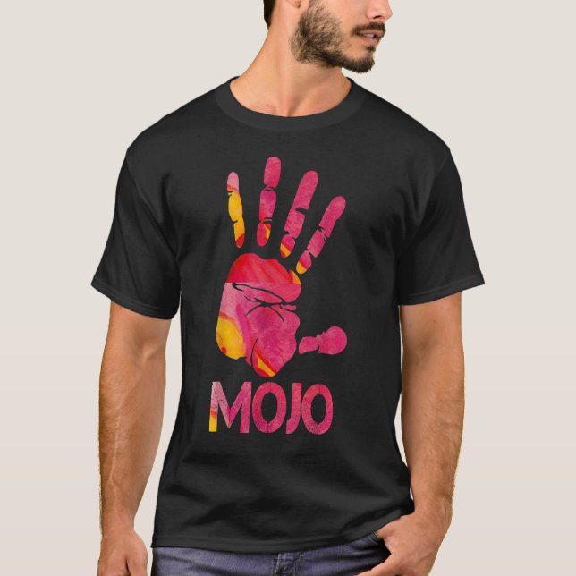 Mojo Hand Magic Hoodoo Amulet Blues Music T-Shirt (Front)