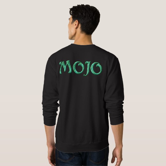 Mojo men black sweatshirt back (Back Full)