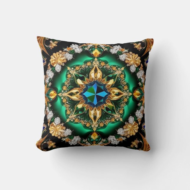  MoJo Pillow with Brazilian Colours Design (Front)