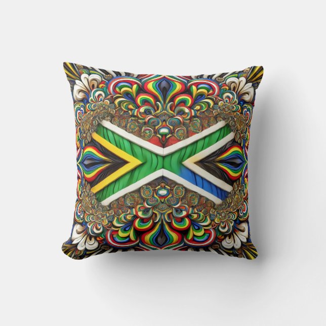  MoJo Pillow with South African Colours Design (Front)