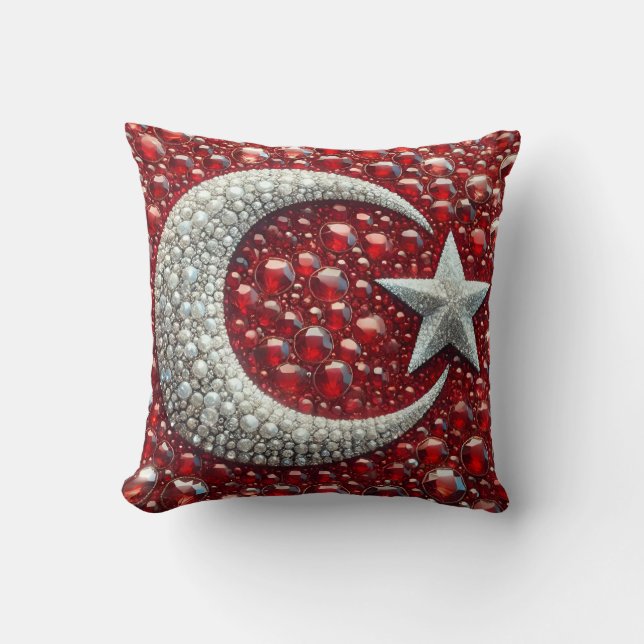  MoJo Pillow with Turkish Colours Design (Front)