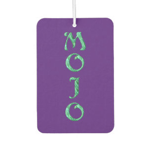 Mojo purple car air freshener