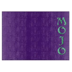 Mojo purple glass cutting board