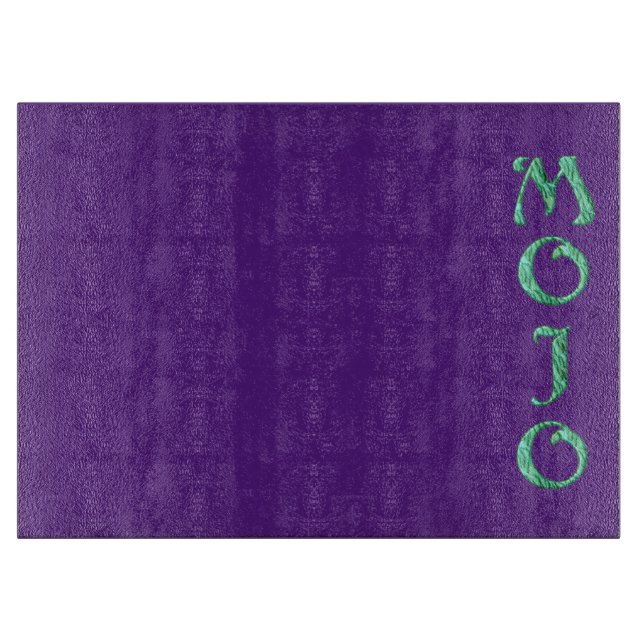 Mojo purple glass cutting board (Front)