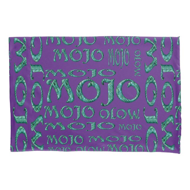 Mojo purple pillowcase (Front)
