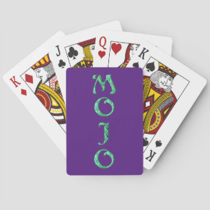 Mojo purple Poker playing cards