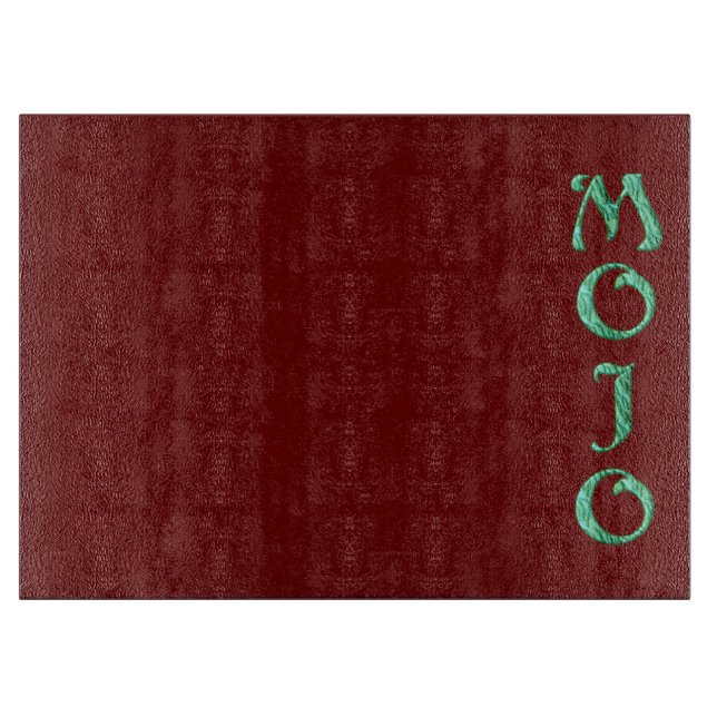 Mojo red glass cutting board (Front)