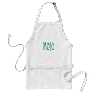 Mojo white chef apron