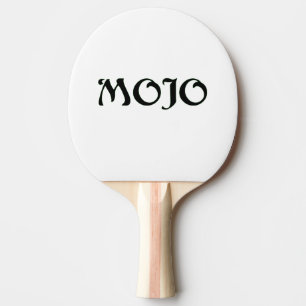 Mojo white ping pong paddle