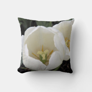 MoJo White Tulip Pillow for Mum