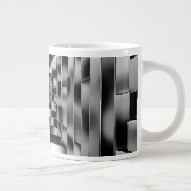 mok with optical illusion large coffee mug (Right)