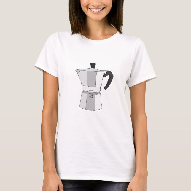 Moka coffee pot T-Shirt (Front)