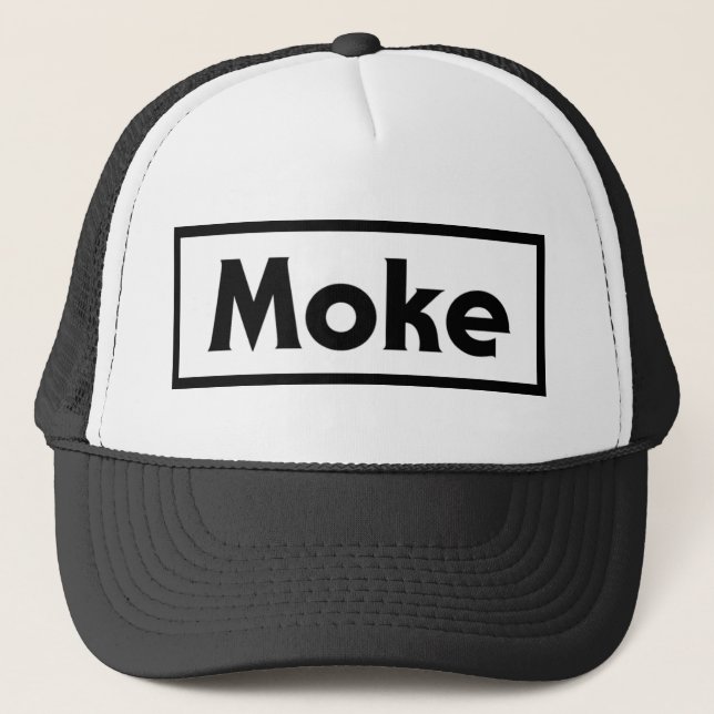 Moke Crown Trucker Hat (Front)