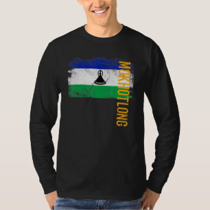 Mokhotlong Lesotho Flag For Basotho Men Women Kids T-Shirt