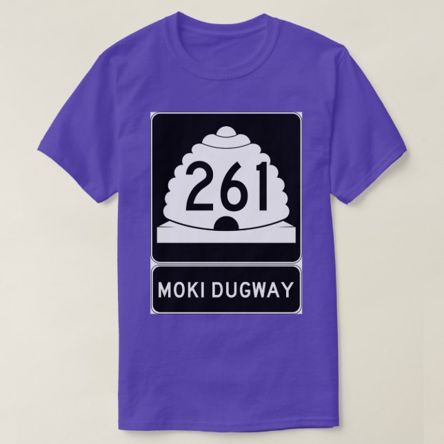 Moki Dugway Utah SR T-Shirt (Design Front)