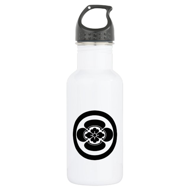 Mokko in a circle 532 ml water bottle (Front)