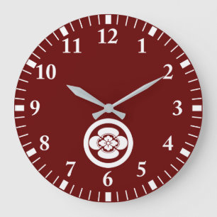 Mokko in circle large clock