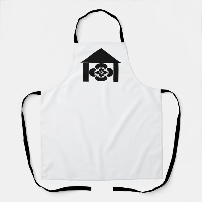 Mokko in hut adult apron (Front)