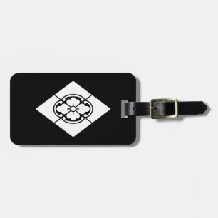 Mokko in rhombus luggage tag