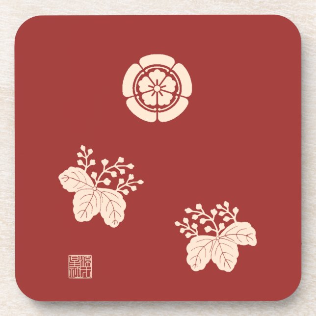 Mokkoukirimonhirasya-Jinbaori Coaster (Front)