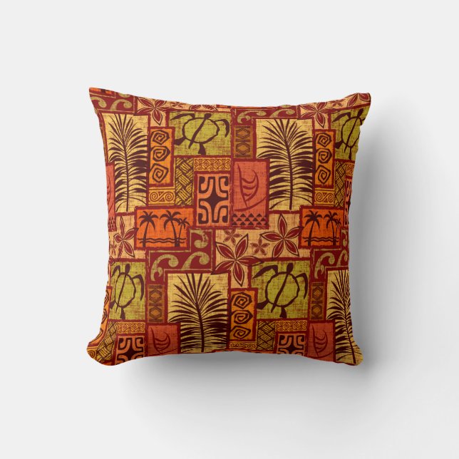 Moku Malihini red Cushion (Front)