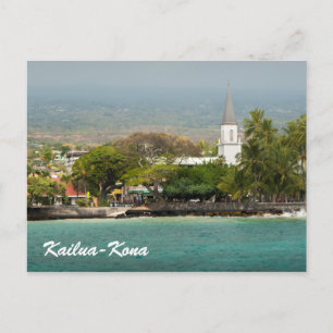 Mokuaikaua Church at Kailua Kona Big Island Hawaii Postcard