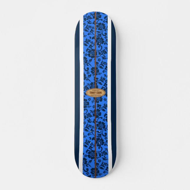 Mokuleia Customisable Vintage Surf Skateboard (Front)