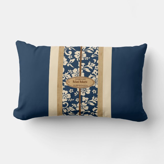 Mokuleia Surfboard Customisable Lumbar Pillows (Front)