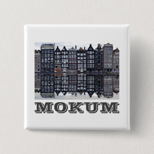 Mokum (Amsterdam) 15 Cm Square Badge