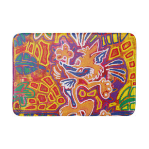 Mola Illustration2 Bath Mat