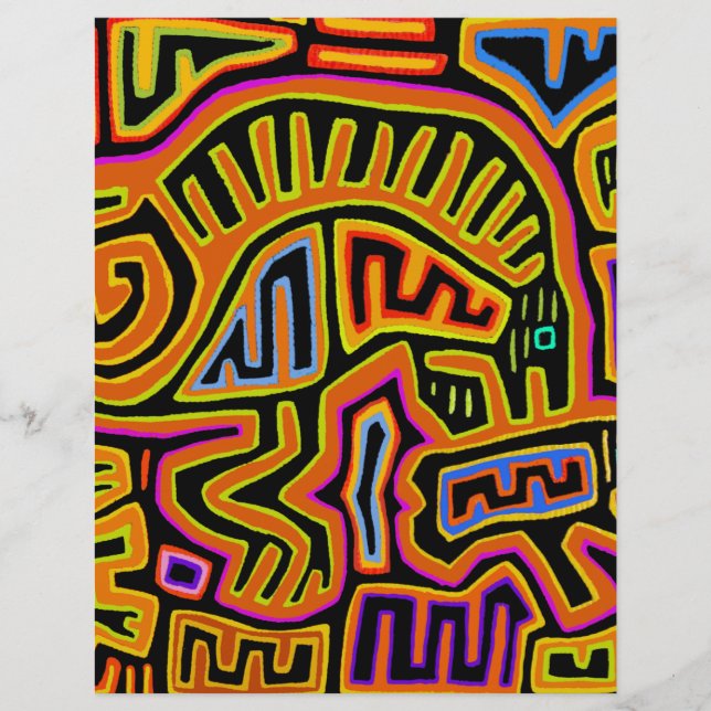 Mola Shaman Peyote Visions (Front)