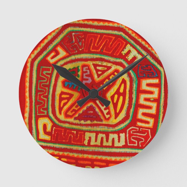 Mola Sun Spirit Wall Clock (Front)