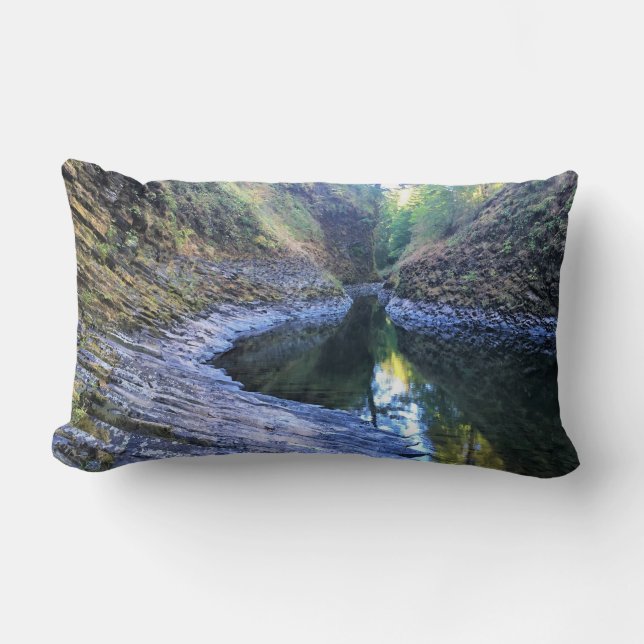 Molalla River, OR Lumbar Cushion (Front)