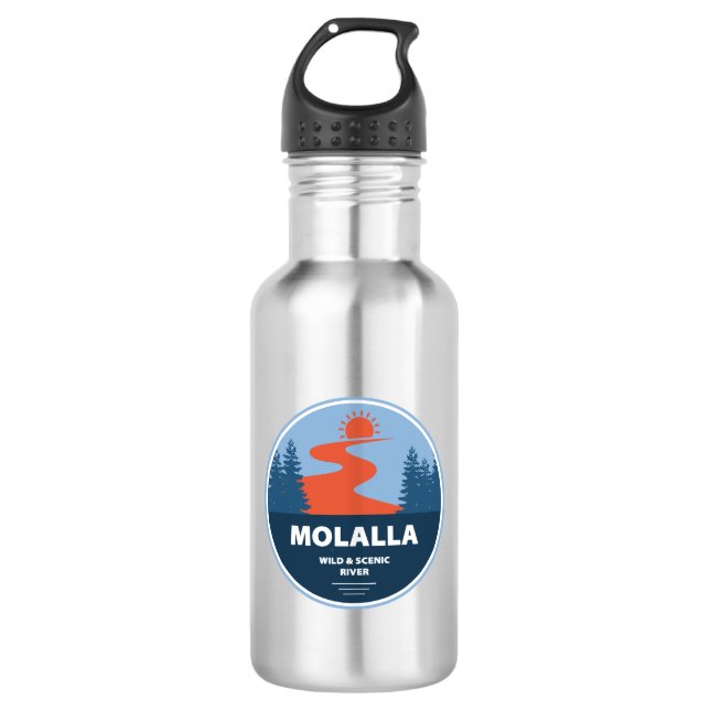 Molalla Wild And Scenic River 532 Ml Water Bottle (Front)