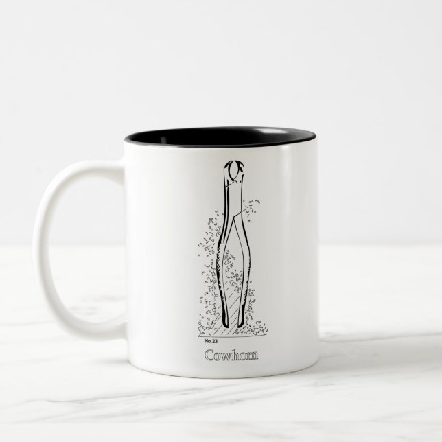 Molar Forceps Two-Tone Coffee Mug (Left)