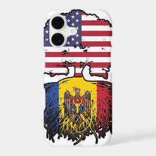 Moldava Moldavan American USA United States Flag