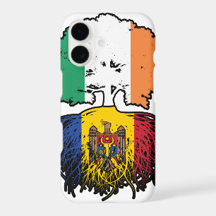 Moldava Moldavan Irish Ireland Tree Roots Flag