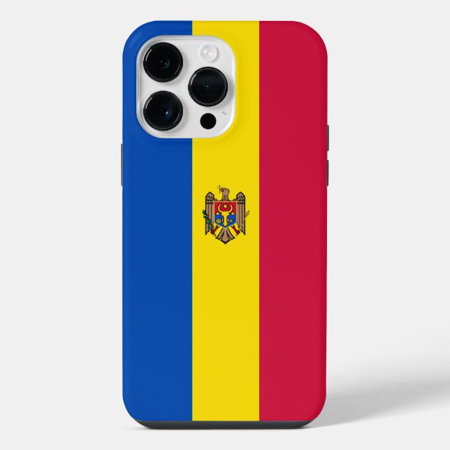 Moldavia flag iPhone case (Back)