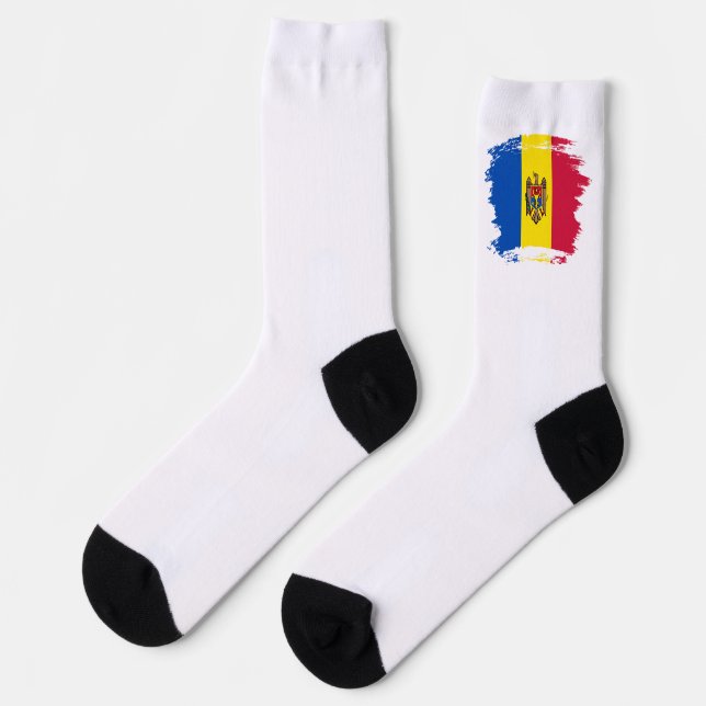 Moldavia flag socks (Left)