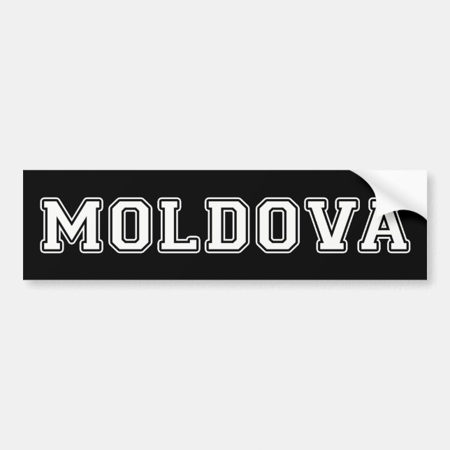 Moldova Bumper Sticker (Front)