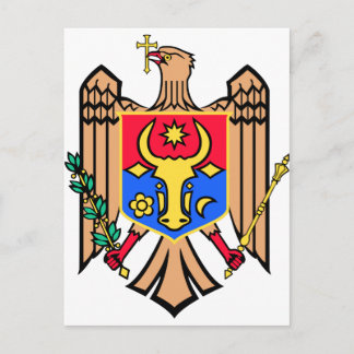 Moldova Coat of Arms Postcard