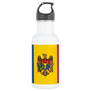 Moldova Flag 532 Ml Water Bottle